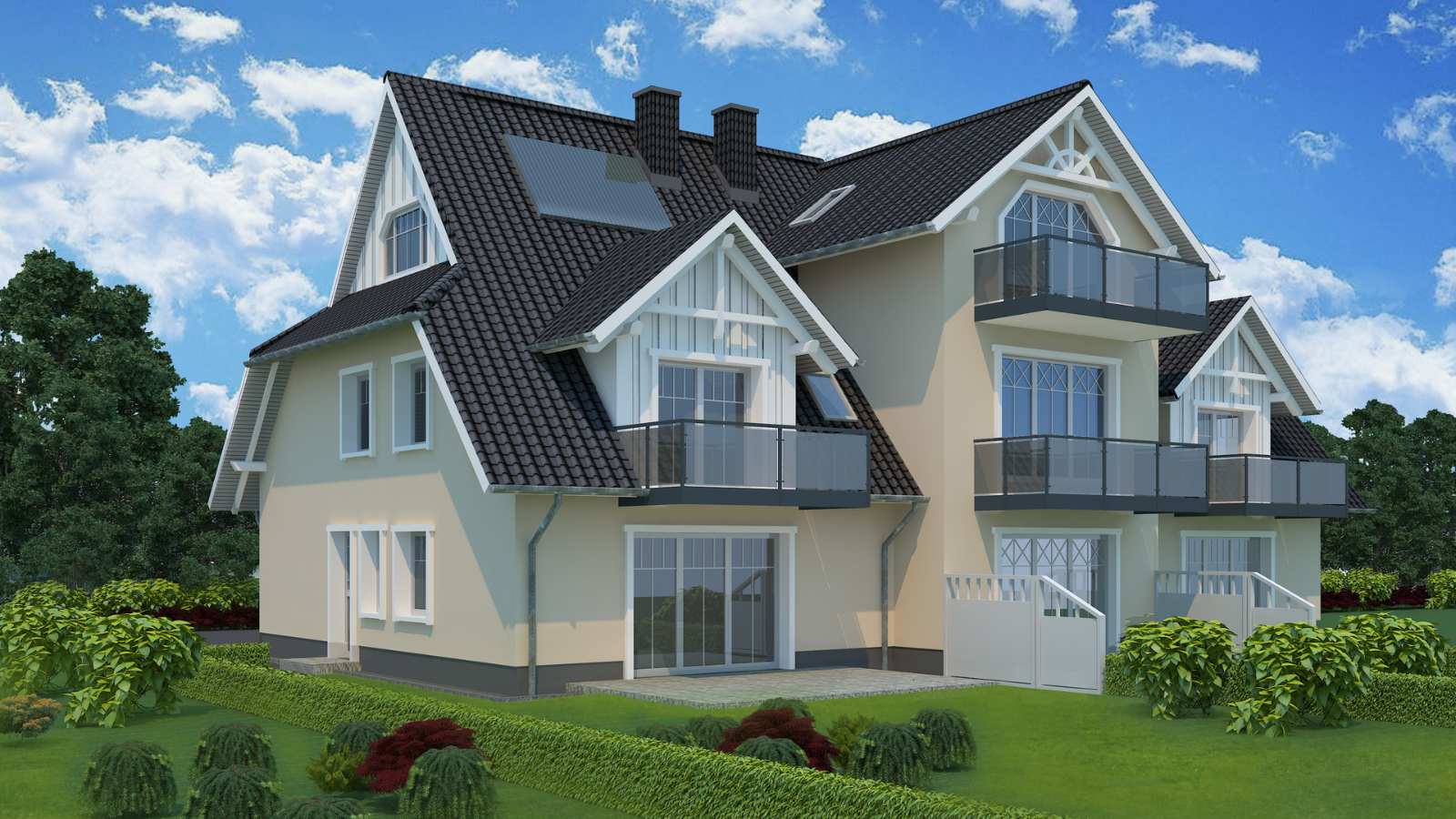 Moderne Wohnungen in der Neuen Reihe