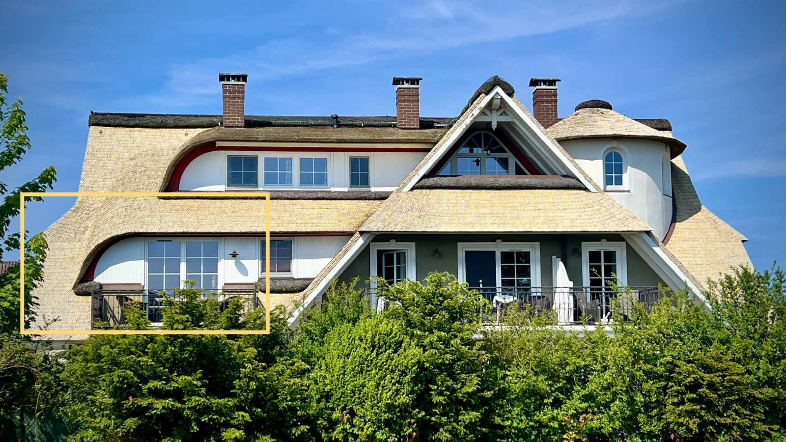 Wohnung unter Reet im Haus Morgentied