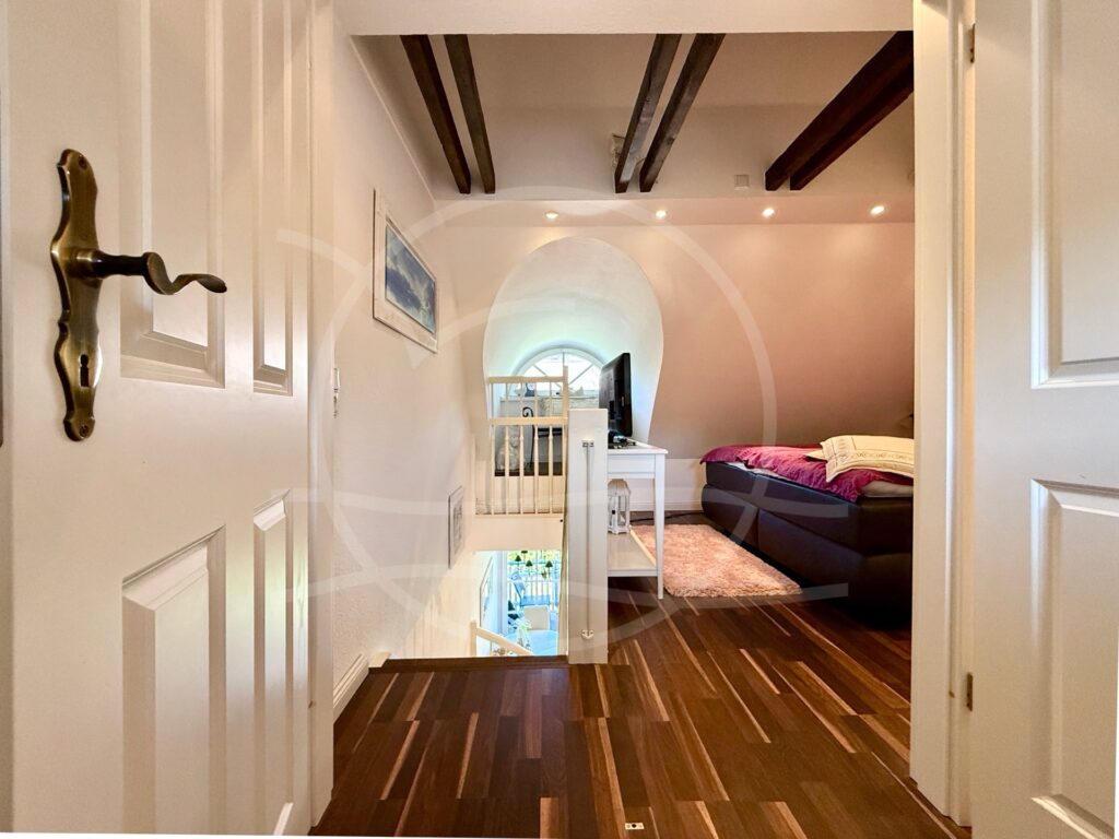 Treppe ins Schlafgeschoss