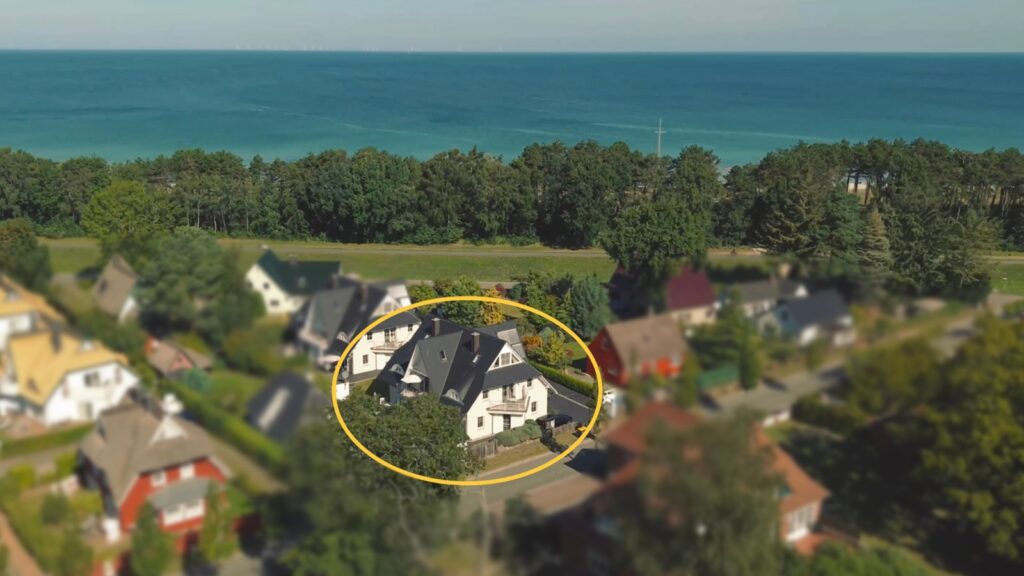 Hausansicht mit Ostseelage in Zingst
